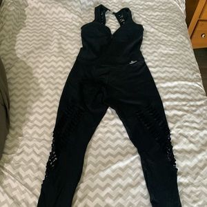 CajuBrasil Laser cut jumpsuit, size small